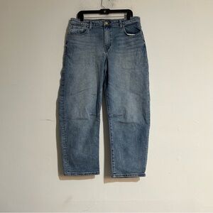 Kut from the Kloth Ashley High Rise Slouchy Barrel Straight Leg Jeans Size 12